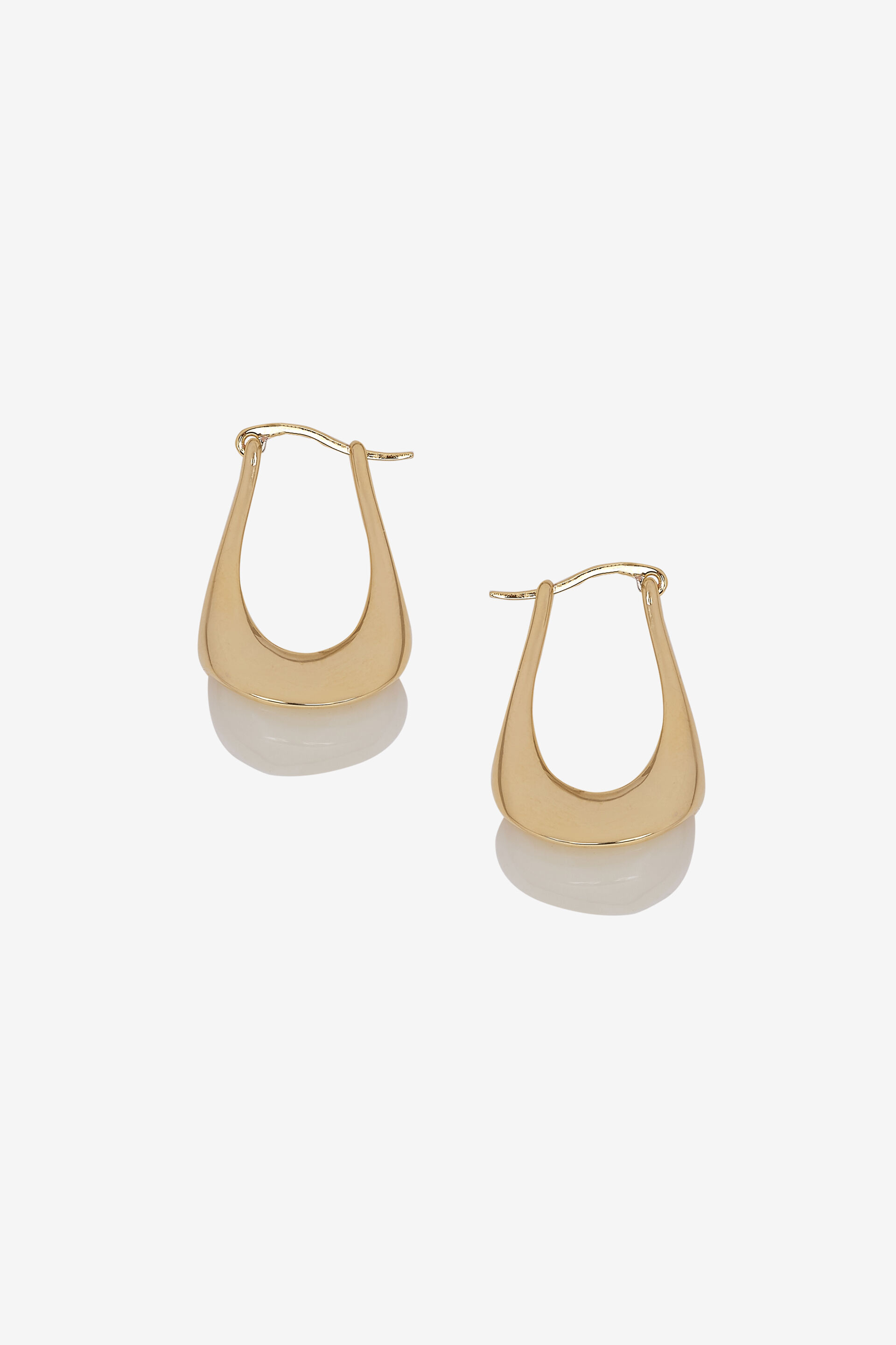 Ivory Oval Hoops